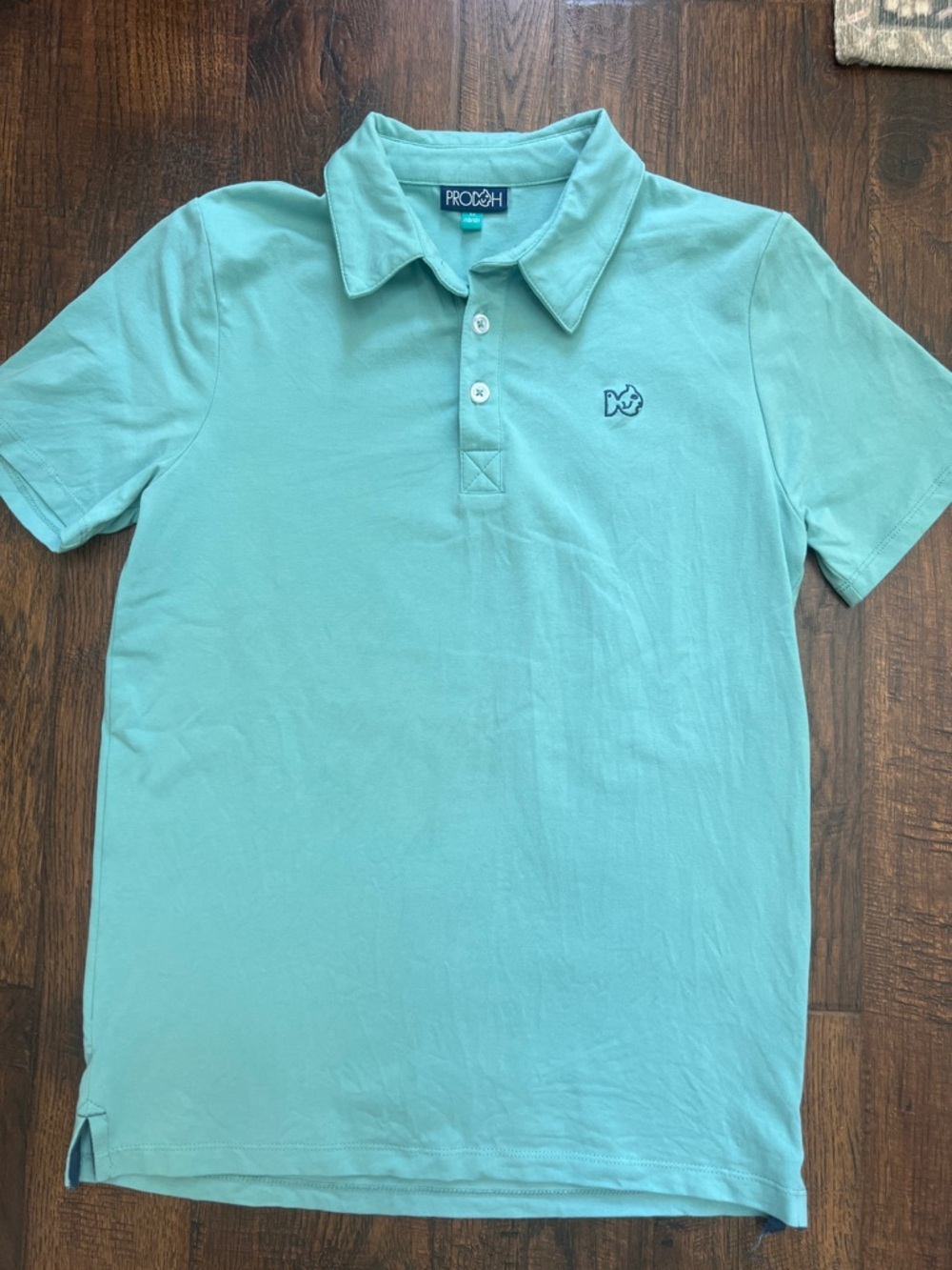 PRODOH Light Teal Short Sleeve Polo